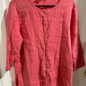 Hot Cotton Women's Pink Tunic Top